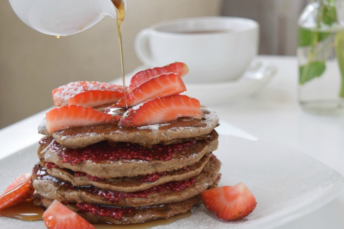 Vegan & Gluten-Free Spiced Buckwheat Pancakes