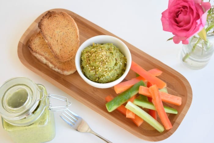 Pea & Avocado Pesto Dip