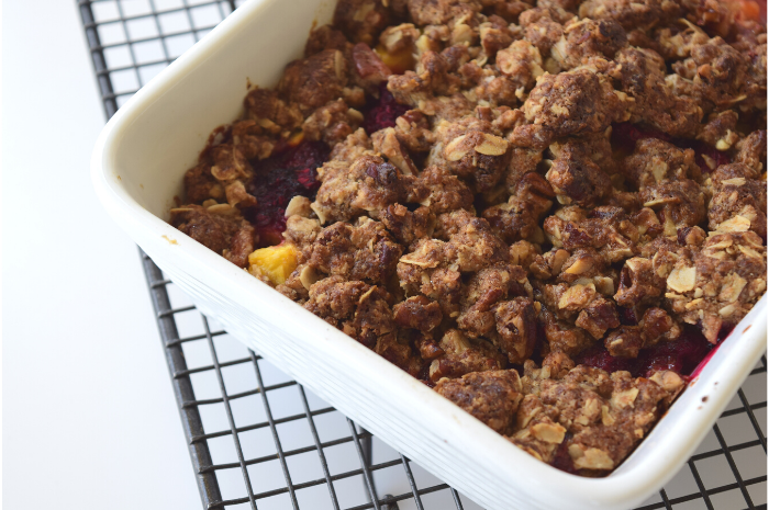 Healthy Fruit Crumble