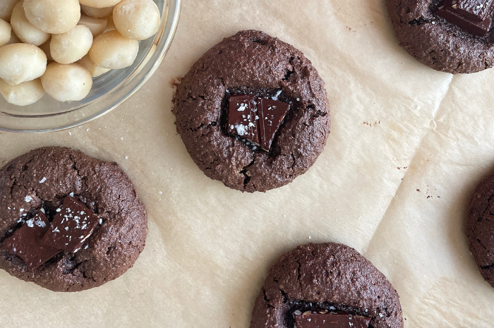 Macadamia Brownie Cookies