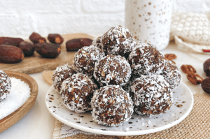 German Chocolate Energy Bites